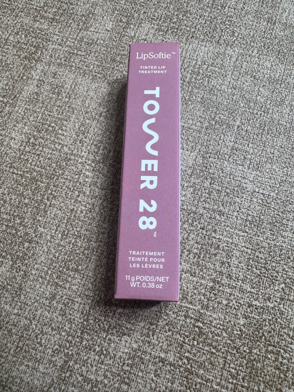 Tower 28 LipSoftie Tinted Lip Treatment Sugar Plum New in Box Vegan